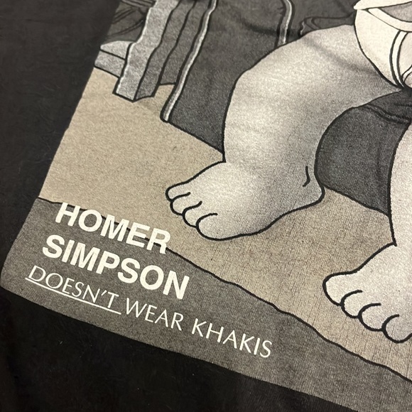 Vintage 1995 Homer Simpson Doesn't Wear Khakis - Picture 7 of 16
